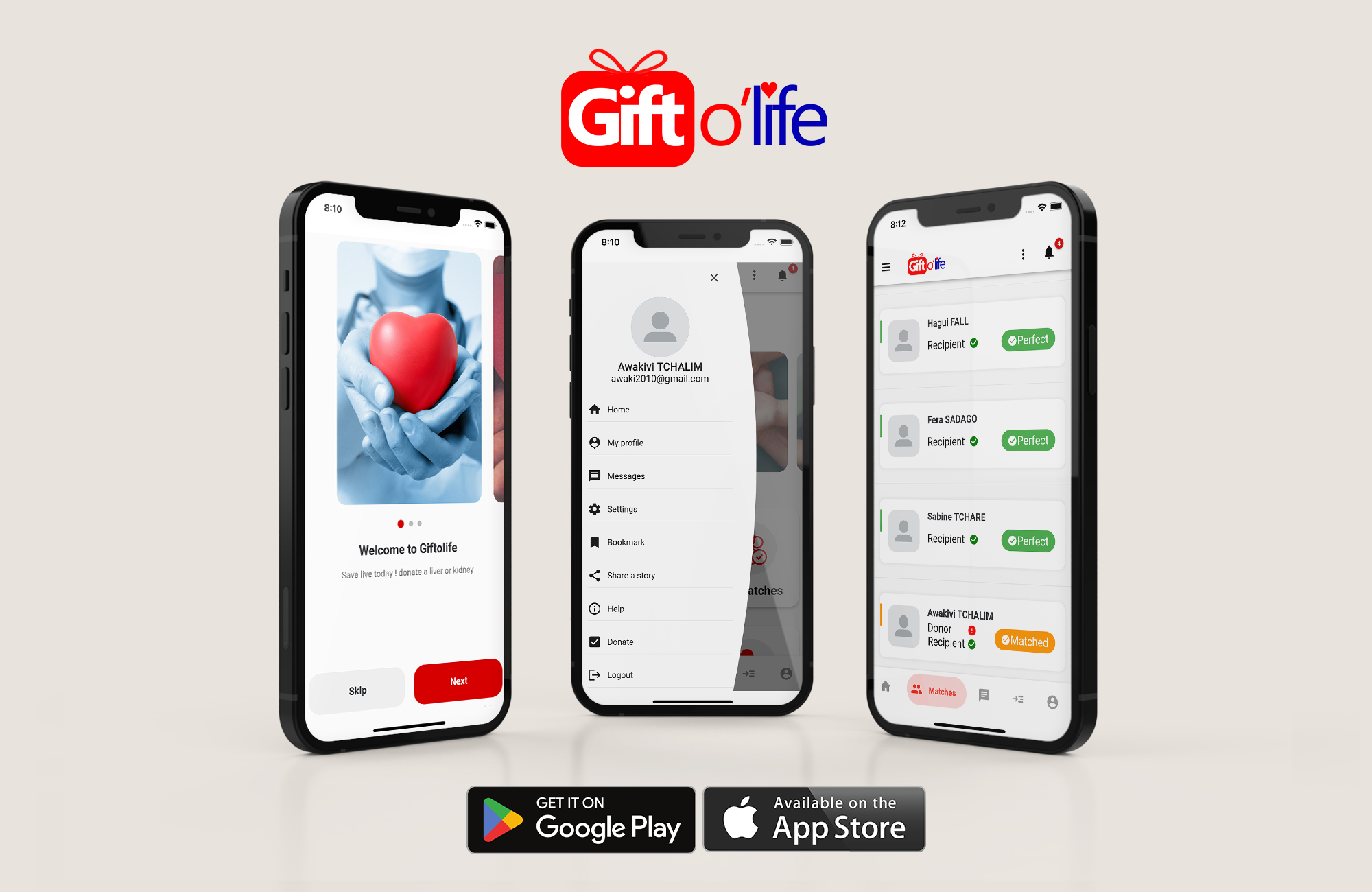 Gift O' Life App